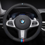 Auto s&uuml;sinikkiust nahast rooliratta kate BMW M E39 E46 E60 E70 E87 E90 F10 F15 F20 F25 F30 G05 G20 G30 X1 X3 X4 X5 X7 M2 M3
