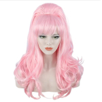 HAIRJOY S&uuml;nteetiline juustega mesilastaruga parukas Naistele Krussis Pikk Kuumakindel Cosplay parukid 26inches white