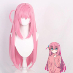 Anime Bocchi The Rock Hitori Gotoh Cosplay Parukas Sirge Roosa Parukas Cosplay Parukad Kuumuskindlad S&uuml;nteetilised Parukad 1pc&34inches roosa