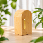 Telefonihoidla mitme sektsiooniga bambusest kompaktne klassiruumi jaoks Wood beige
