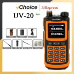 Baofeng UV-20 10W raadiosaatja 50KM pika levialaga kaasaskantav amat&ouml;&ouml;rraadio neli sagedusriba sageduse kopeerimine veekindel USB-C laadimine kahepoolne raadio oranž