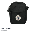 Converse Pol&uuml;ester &Otilde;lakott, Crossbody kott Tavaline Unisex Must 10018468-A01 One Size 1 must