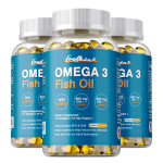 Coolkin Omega 3 Kala&otilde;li Kolmekordse Tugevusega Pehmekapslid 2000mg 120 tk &mdash; EPA ja DHA Igap&auml;evane Toitumine 120*3