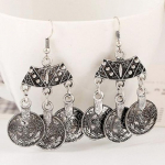 Naiste Retro Gypsy Bohemian Statement Tiibeti Tribal Drop Dangle Hook K&otilde;rvar&otilde;ngad