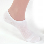 Bambusest meeste sokid Suvised paadi sokid Mood vabaaja n&auml;htamatud sokid libisemiskindlad hingavad No Show sokid One size must