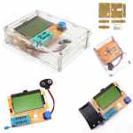 Transistor Tester Diode Triode Lcr-t4 Mega328 Capacitance Esr Meter Mos pnp npn Transistor Tester+Case