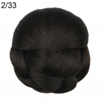 S&uuml;nteetiline punutud naiste updo Hairpiece Bun Pony pikendussaba 1003