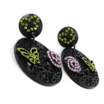 NOA [H8880] &ndash; 'Carmen' Designer k&otilde;rvar&otilde;ngad, roosad rohelised roheline