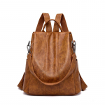 Naiste kott Seljakott Naiste &otilde;lakott Vargusvastane seljakott Moodne vabaaja &otilde;pilaste seljakott kollane