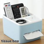 Creative Nordic Tray WC WC K&ouml;&ouml;k Multifunktsionaalsed salvr&auml;tikud Salvr&auml;tikud Kandik Kangaskarp plastikust sinine