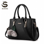 SCIONE mood naiste kott Lit&scaron;i mustriga &otilde;lakott naiste vabaaja stiilis naiste kott 31cm*13cm*21cm must