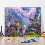DIY v&auml;rvid numbrite j&auml;rgi &otilde;limaali komplekt L&otilde;uend DIY &otilde;limaal numbrite j&auml;rgi Seinakunsti kaunistused kodukinki kunstiks ja hobideks 40x50cm no frame