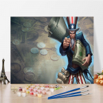 DIY maalimine numbrite j&auml;rgi Digitaalne &otilde;limaal Hobid Kujutav kunst Kodukaunistused Numbrid &Otilde;limaal &Otilde;limaal Numbrite maalimine 40x50cm no frame