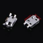 10 tk praktiline B-t&uuml;&uuml;pi mikro-USB 5-kontaktilise naissoost kinnitusega pistikupesa pesa