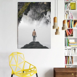 DINGPU DIY 5D Teemantmaal Teemanttikandid Maastiku Ristpistes T&auml;isringi puurmosaiik Rhinestone kodukaunistus 20X30CM