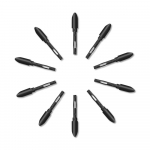 Huion PN05 10tk asenduspliiatsi otsad Graafika tahvelarvuti pliiatsi otsad Kvaliteetne kulumiskindel pliiatsi otsad PN04 must