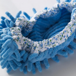 1 paar tolmumopi sussid maja p&otilde;rand tolmu puhastamine jalatsid tolmu mopi puhastaja sussid kinga kate sinine