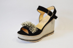 Sandaalid Evromoda 802218 36 Must seemisnahk 40 must