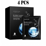 Musta mere soola puhastav mullimask &otilde;rnalt puhastav valgendav toitev n&auml;omask niisutav must mask 4pcs