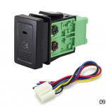 Auto LED-udutulede l&uuml;liti p&auml;evas&otilde;idutulede DRL l&uuml;litusnupp Suzuki SX4 Swift Grand Vitara 2006 - 2011 2012 autotarvikutele Rear Fog light