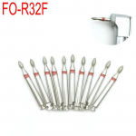 10 tk/karp hambaravi madala kiirusega teemantpurid RA 2,35 mm varrega k&auml;siinstrumendile RA teemantpuri puurpoleerija FO-R32F