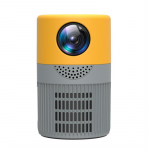 Vivicine YT400 2022 uus taskuga LED-miniprojektor, kingitus inimesele mikrovideom&auml;nguprojektorile, m&auml;nguasjavalgusti kollane