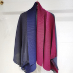 Plisseeritud nahkhiire varrukatega jakid, naiste v&auml;rvi tutt Disain lahtine sall krae kardigan mantel vabaaja s&uuml;gistalv moer&otilde;ivad One size