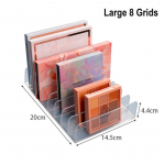 7/8 Grid lauv&auml;rvipaleti hoiukast lauaarvuti meigikorraldaja lauv&auml;rvi hoiualus Meigit&ouml;&ouml;riistad Naiste kosmeetikahoidik Large 8 grids