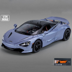 1/24 McLaren 720S m&auml;nguautomudel, tsingisulamist tagasit&otilde;mmatav heli- ja valgusega auto ning avatud kereuks, m&auml;nguauto lastele poisile t&uuml;drukule kingitus 1:24-Size:20.5*8.7*5cm