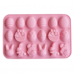 18 &otilde;&otilde;nsust, kergesti puhastatav mittenakkuv koogivorm Kasulik lihav&otilde;ttemuna, k&uuml;&uuml;liku &scaron;okolaadist k&uuml;psetusvorm roosa