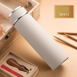 500 ml isoleeritud reisiauto infusioonis&otilde;el roostevabast terasest termostops veepudeli vaakumkolvid 500ml valge