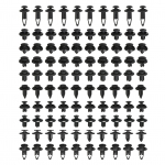 100 tk kinnitusklambrid, pagasiruumi kruvi needid, auto kaitseraua poritiiba hoidiku kinnitus autot&ouml;&ouml;stusele