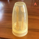 V&auml;ikese kuu vanuse beebi piimahambad, keelekate ja suupuhastushari