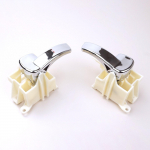 EDP1102 siseukse k&auml;epide 806714X02B 806704X02B komplekt Nissan Pathfinder R51 Navara D40 jaoks