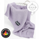 Bellochi bamboo blanket lavendlove, 100x80 cm, purple, lilac