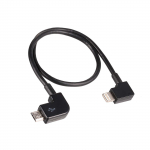 Micro USB ja Lightning kaugjuhtimispuldi tahvelarvuti telefoni andmemuunduri edastuskaabel Android iOS-i jaoks must