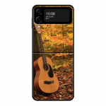 Telefoni&uuml;mbris Samsung Galaxy Z Flip 4 Z Flip3 5g &uuml;mbris Galaxy Z Flip Hard Shell Capa klassikalise muusika instrumendi jaoks, kitarr klaver Samsung Z Flip4