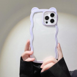 3d 2in1 p&otilde;rutuskindel lilla roosa sinine valge karu k&otilde;rva pehme telefoni&uuml;mbris iPhone X Xr 11 Pro Max Xsmax 13 Mini 12 Promax kate jaoks For iphone 12pro