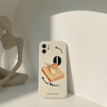 Pearl Conch & Butter Bread Armas koomiksikest iPhone 12 Mini 7 8 Plus X Xr Xs Max 11 13 Pro Max silikoonist telefoni&uuml;mbrise kate for iphone 13 mini