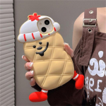 Ins Jaapan armas naljakas 3D j&otilde;ulupeap&auml;hklite telefoni&uuml;mbris iPhone'ile 14 13 12 11 Pro Max Cartoon silikoonist p&otilde;rutuskindel pehme kate Funda For iPhone 11Pro Max