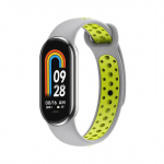 Silikoonrihm Xiaomi Mi Bandi jaoks 8 7 6 5 4 3 Kahev&auml;rviline higistamisvastane spordirihm, hingav pandlaga asendusrihm Mi b&auml;ndile 8 7 6 5 4 3 For Miband 8