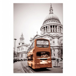 Pariisi torn Vaateratas Tramm Tee T&auml;nav seinakunst L&otilde;uendimaal P&otilde;hjamaade plakatid ja tr&uuml;kised Seinapildid elutoa sisekujunduseks 21x30cm No Frame