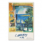 Picasso Matisse Chagall Klassikaline abstraktne kunstiteos L&otilde;uendimaal Prantsuse reisiplakatid Prindi Ranniku seinakunst Elutoa sisekujundus Ilma raamita 60*100cm