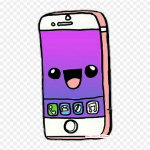 Dibujos Kawaii Celular Kuidas joonistada triikrauda soojus&uuml;lekandele tr&uuml;kkimine Vin&uuml;&uuml;lplaastrid Kleebis riietele Ise ise teha aplikatsioonid pestavad plaastrid
