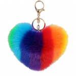 Heart Fluffy Ball v&otilde;tmehoidja auto v&otilde;tmehoidja hoidja kott, kaunistus