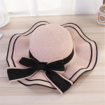 Naiste Beach Straw Hat Jazz p&auml;ikesevari Panama Trilby Fedora Hat Gangster Cap valge