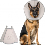 Reguleeritav pehme koerakoonus, operatsioonij&auml;rgne hammustusvastane lakkumisvastane haavade paranemise koerte taastav kaelarihm, EVA kaelarihm, kaitsev peakate No.25