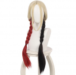 Anime-pikk palmik, punane must Twist Harley Cosplay Movice naiste t&uuml;drukute hallowee kost&uuml;&uuml;mide parukad One Size beež