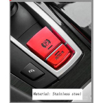 Car Styling Central Handbrake H Button Cover metal Sticker Trim For BMW 5/6/7 Series F10 GT F07 X3 f25 X4 f26 X5X6