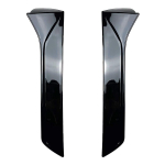 2 TK tagaakna k&uuml;lgspoileri tiib Seat Leon 5F FR Mk3 MK3.5 2012- auto stiilis Auto Canards Splitter carbon look gray